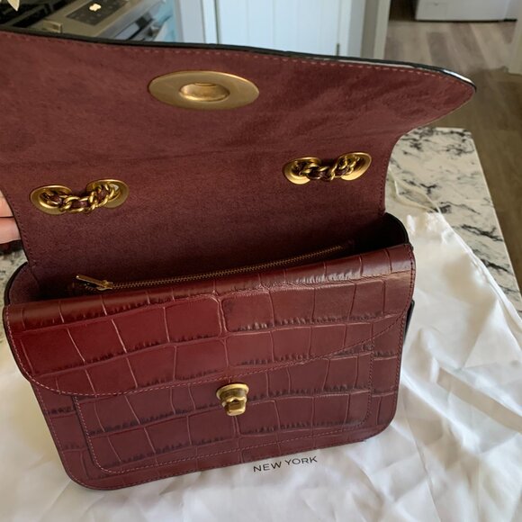 Coach Madison Bag with Embossed Leather - Picture 3 of 4